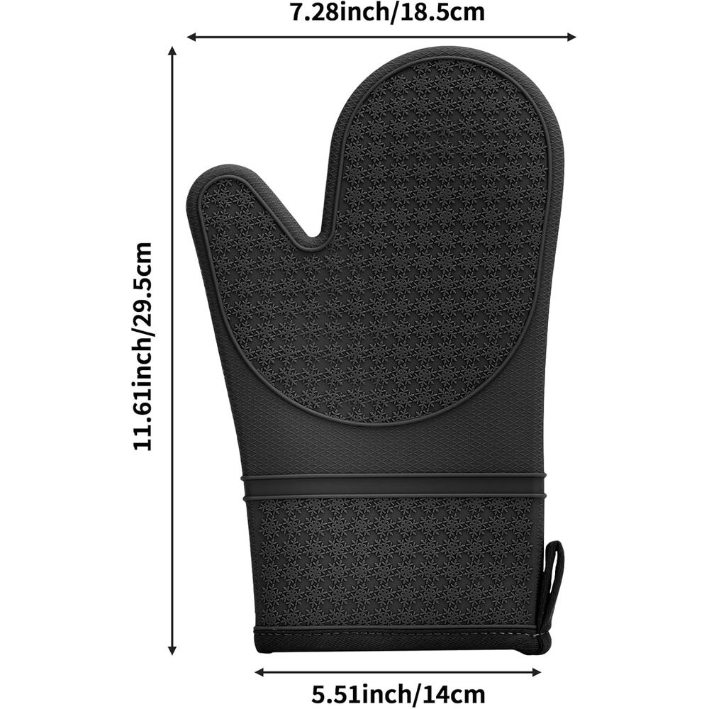 Heat Resistant Silicone Oven M - Heat Resistant Glove บทวิจารณ์และราคา