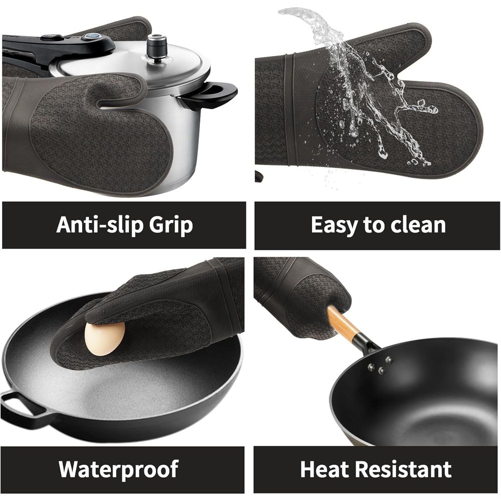 Heat Resistant Silicone Oven M - Heat Resistant Glove บทวิจารณ์และราคา