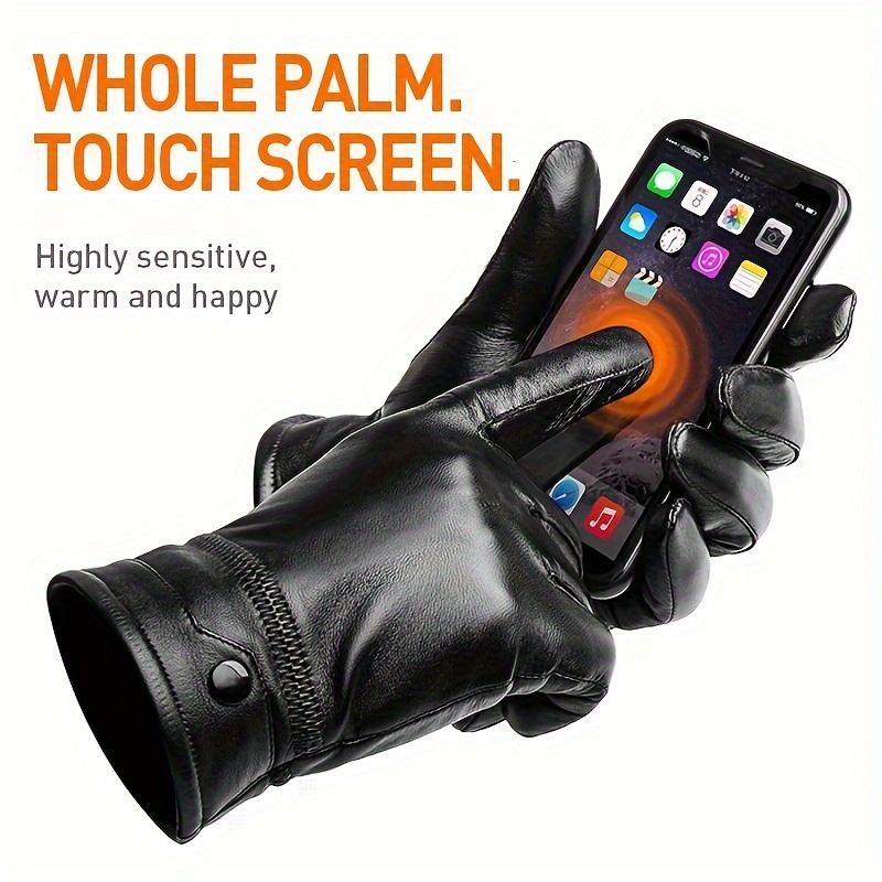 BISON DENIM Genuine Sheepskin  - Leather Driving Glove บทวิจารณ์และราคา