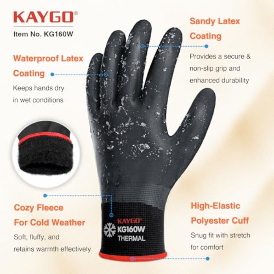 Winter Waterproof Work Gloves  - Winter Glove Insulated บทวิจารณ์และราคา