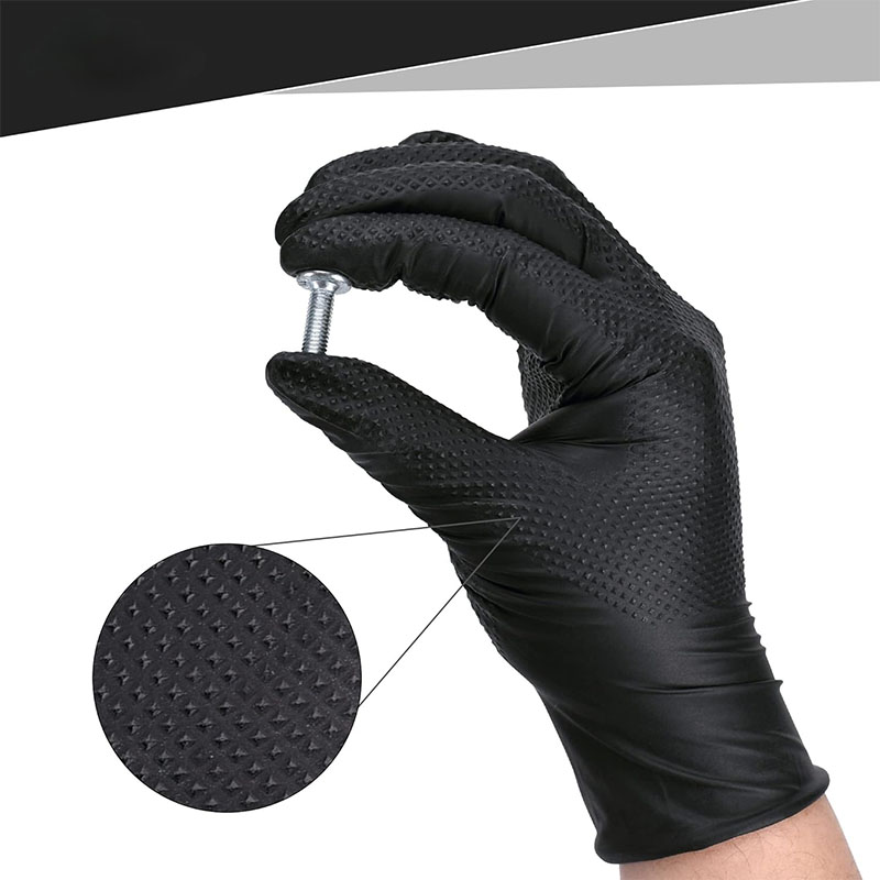 2-100PCS 8mil Heavy Duty Indus - Nitrile Mechanic Glove บทวิจารณ์และราคา