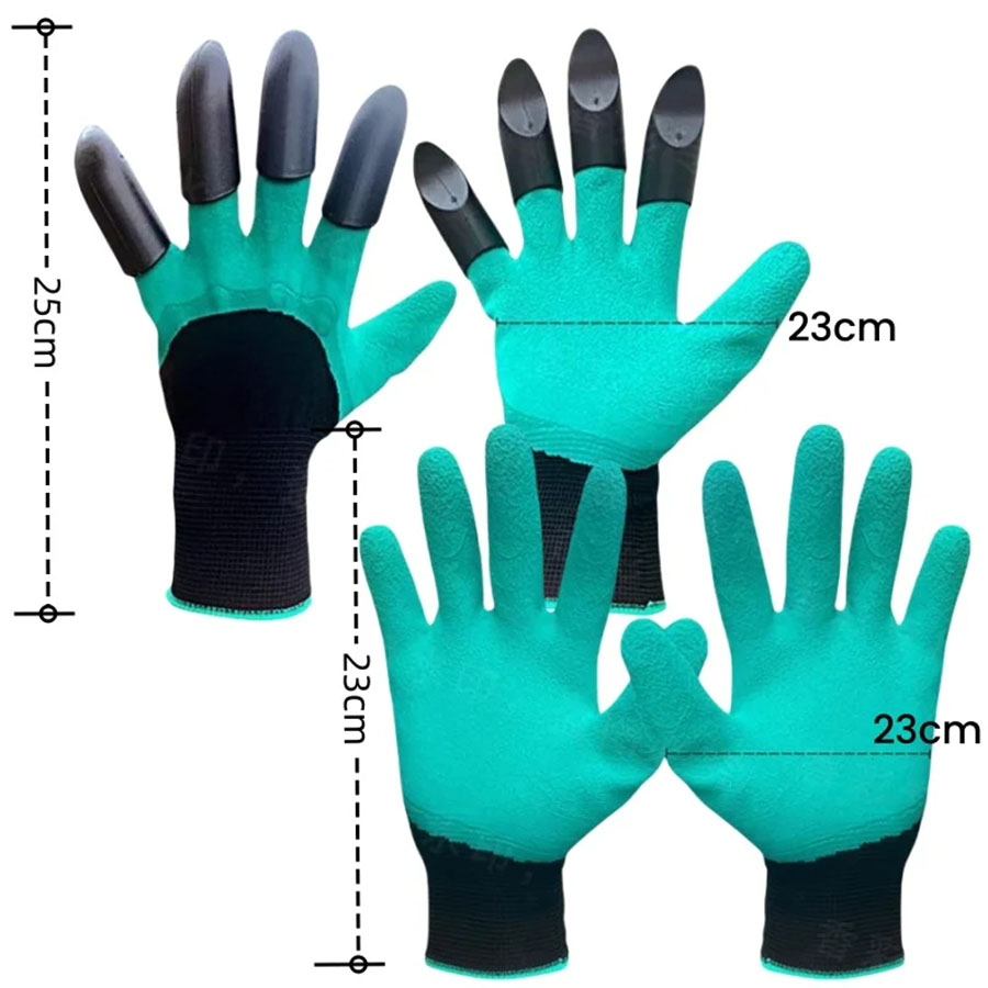 1Pair Gardening Gloves with Cl - Gardening Glove Waterproof บทวิจารณ์และราคา