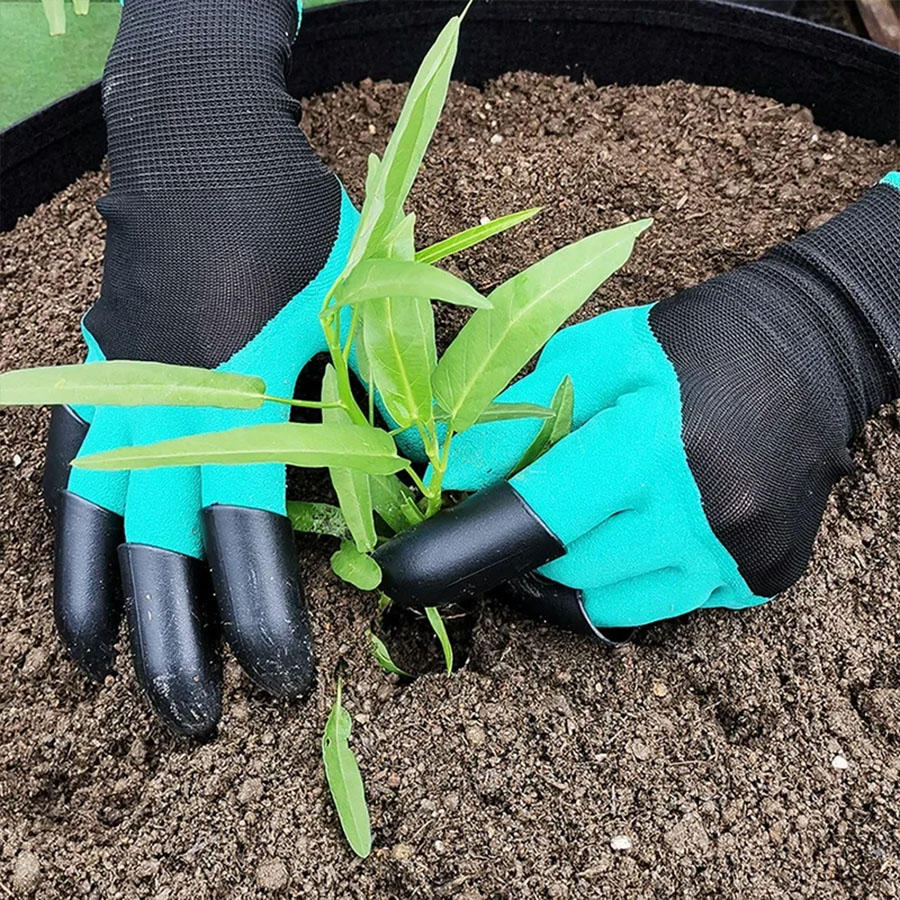 1Pair Gardening Gloves with Cl - Gardening Glove Waterproof บทวิจารณ์และราคา