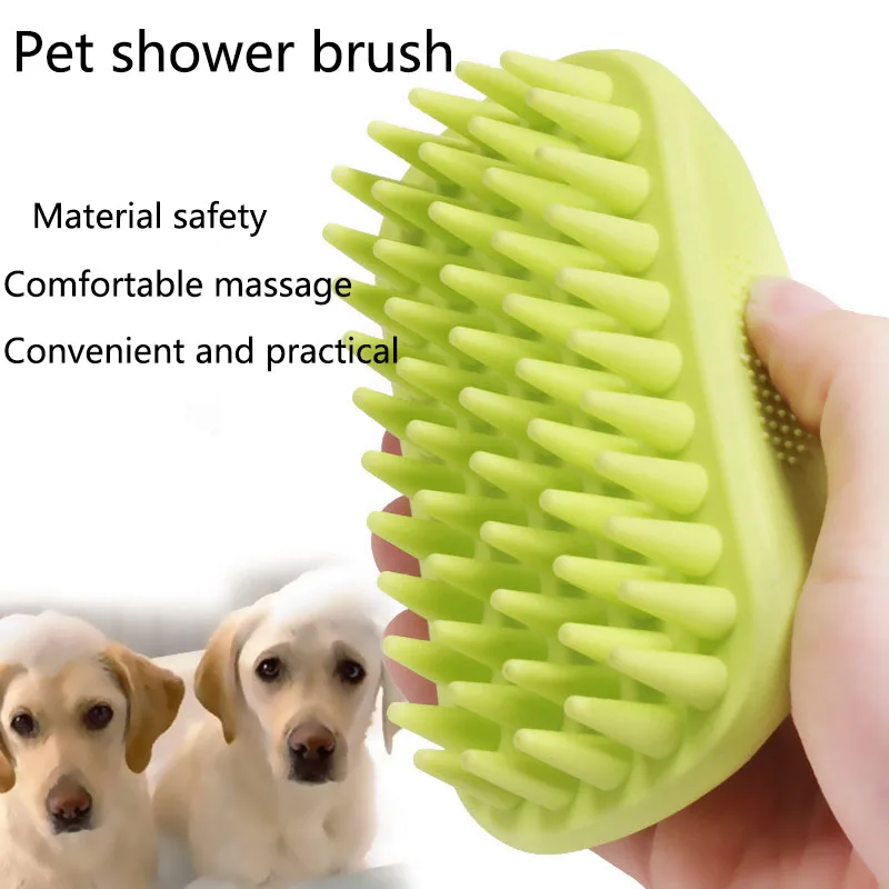 Pet Bath Brush Rubber Comb Hai - Rubber Glove Cleaning บทวิจารณ์และราคา