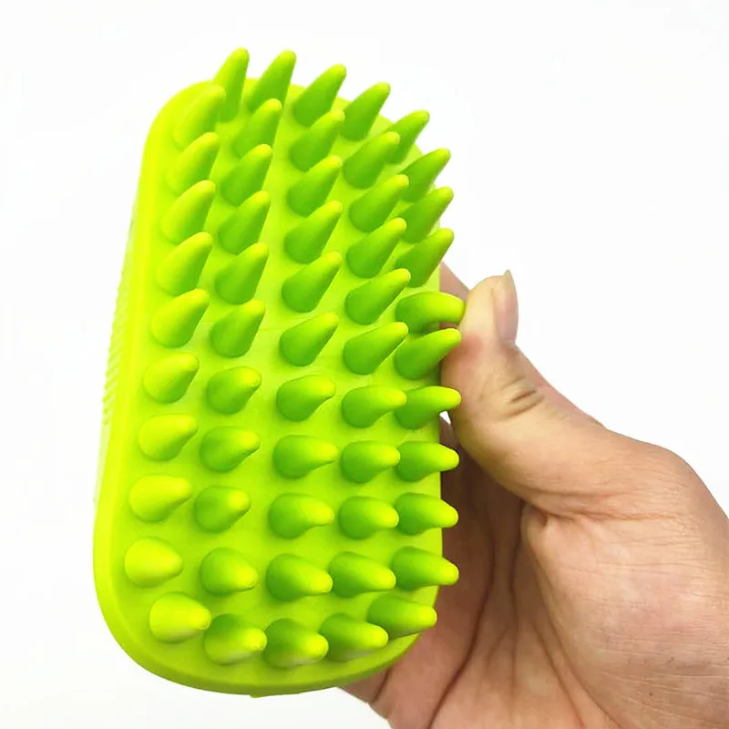 Pet Bath Brush Rubber Comb Hai - Rubber Glove Cleaning บทวิจารณ์และราคา
