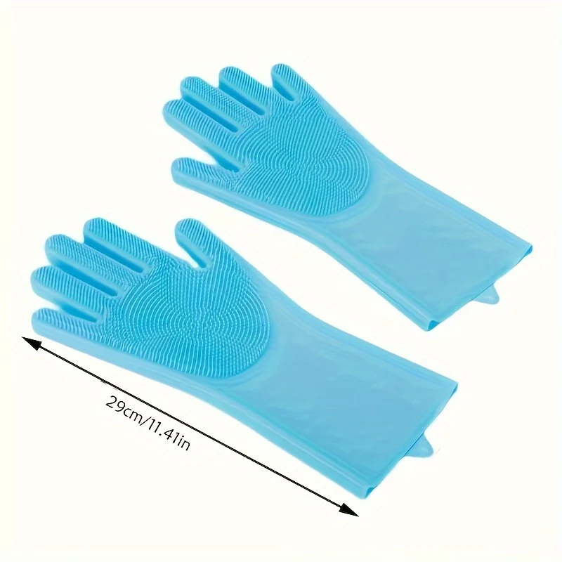 Pet Grooming Cleaning Gloves D - Rubber Glove Cleaning บทวิจารณ์และราคา