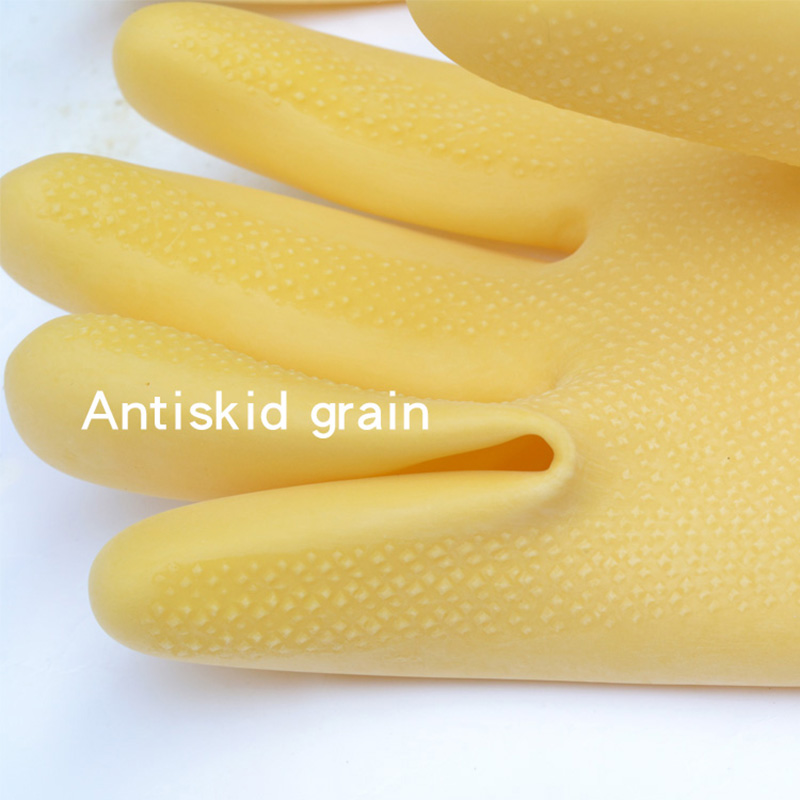Long Rubber Thick Latex Cleani - Dish Glove Rubber บทวิจารณ์และราคา