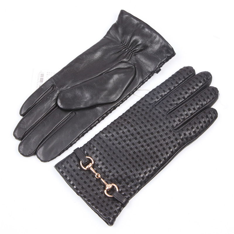 Real Leather Gloves Female The - Wool Glove Lined บทวิจารณ์และราคา