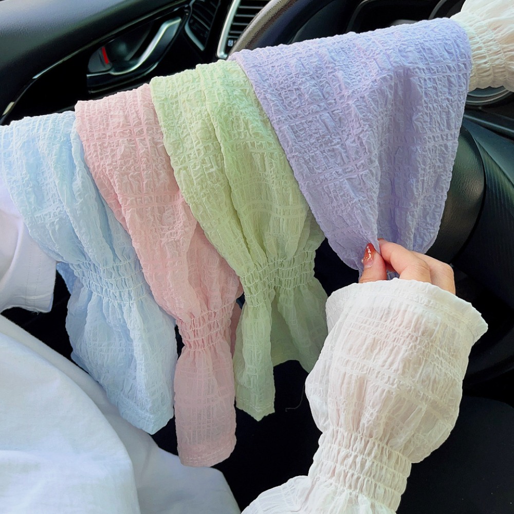 Summer Outdoor Lace Mesh Sun P - Fingerless Glove Knit บทวิจารณ์และราคา