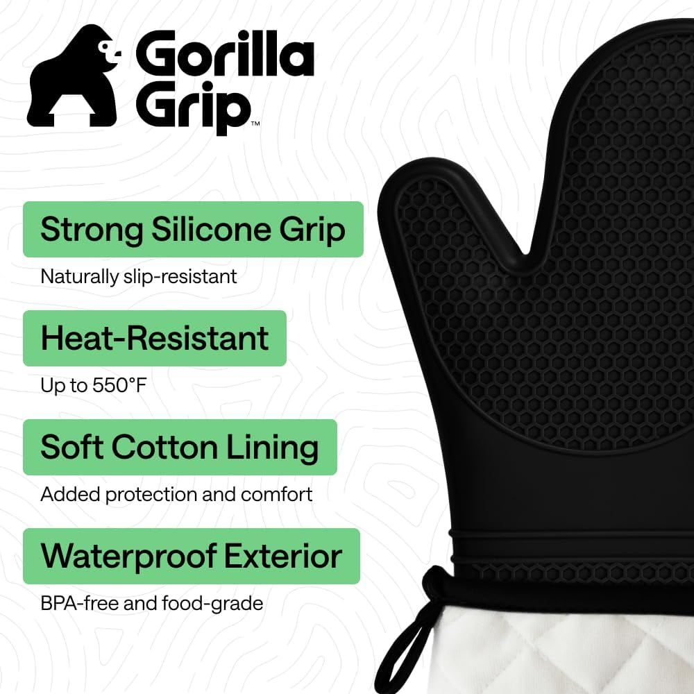 Heat Resistant Silicone Oven M - Heat Resistant Glove บทวิจารณ์และราคา