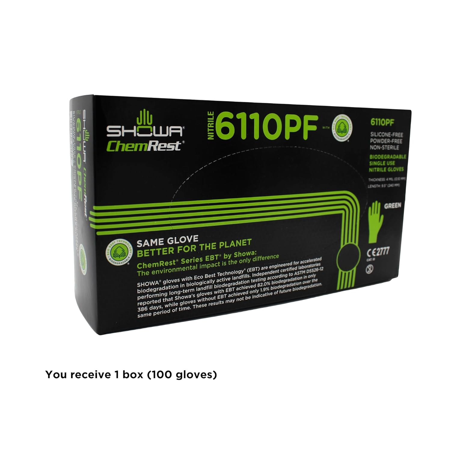 Eco-Friendly Nitrile Disposabl - Latex Disposable Glove บทวิจารณ์และราคา