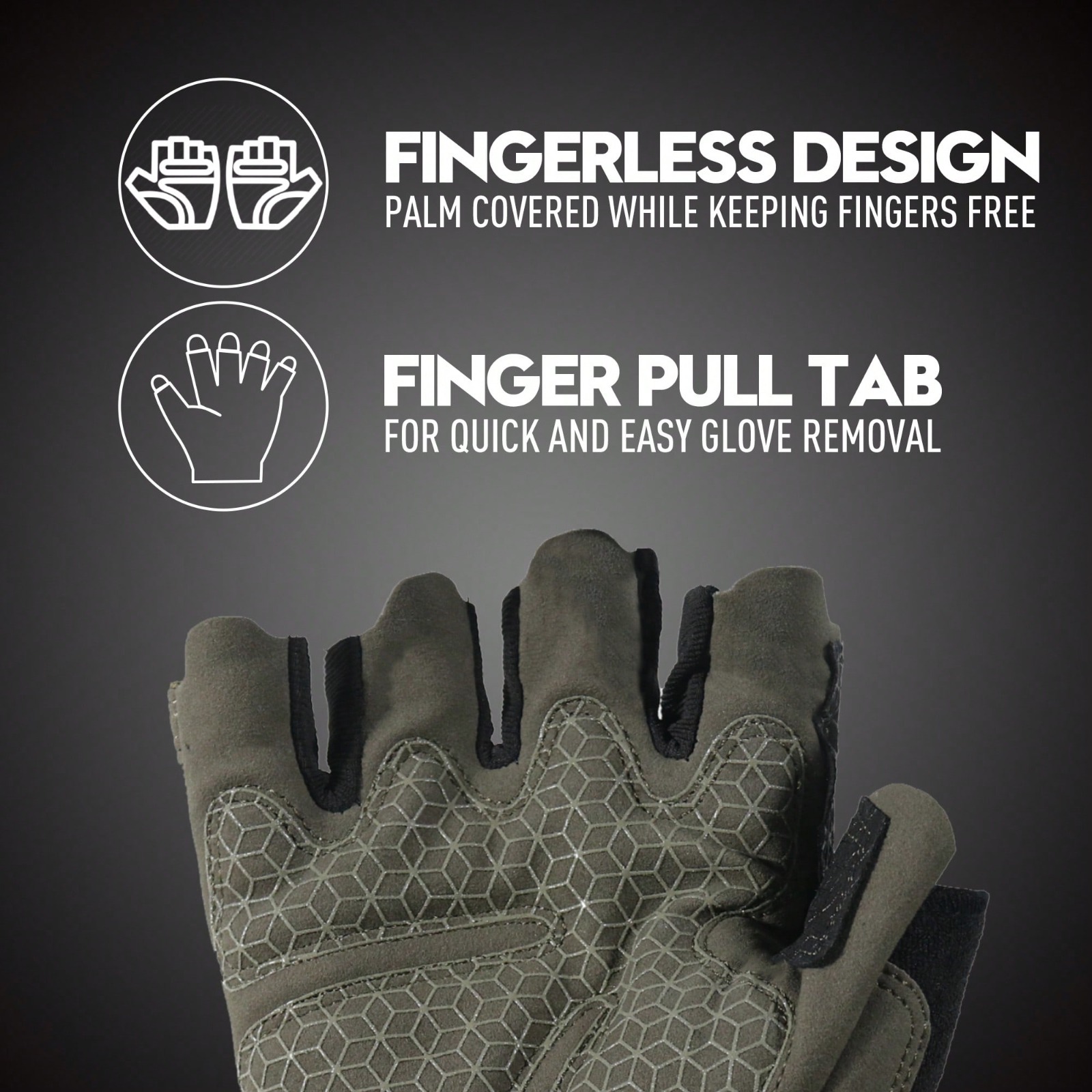 Tactical Fingerless Impact Glo - Work Glove Impact บทวิจารณ์และราคา