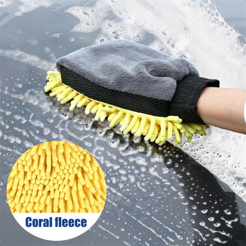 1/5pcs Car Washing Gloves Wate - Gardening Glove Waterproof บทวิจารณ์และราคา
