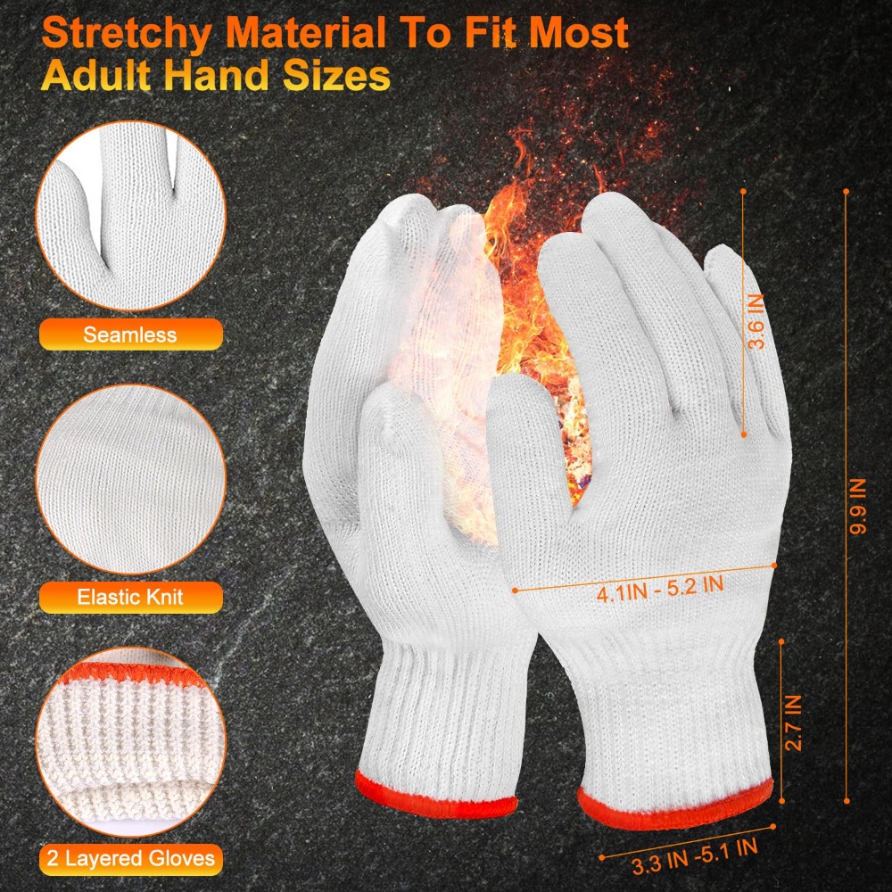 Disposable BBQ Gloves 100 Pack - Heat Resistant Glove บทวิจารณ์และราคา