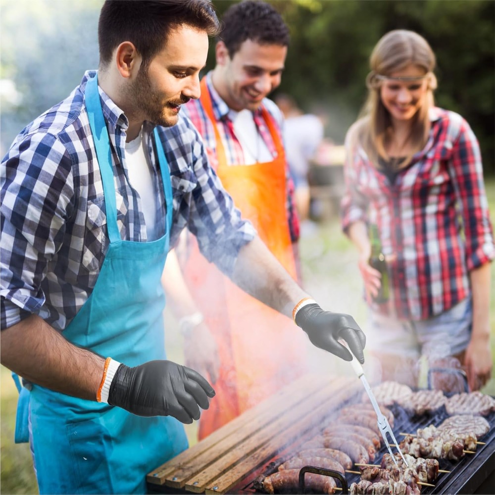 Disposable BBQ Gloves 100 Pack - Heat Resistant Glove บทวิจารณ์และราคา