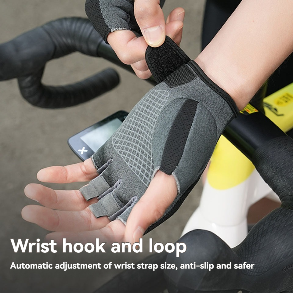 Cycling Sport Half Finger Glov - Workout Glove Gym บทวิจารณ์และราคา