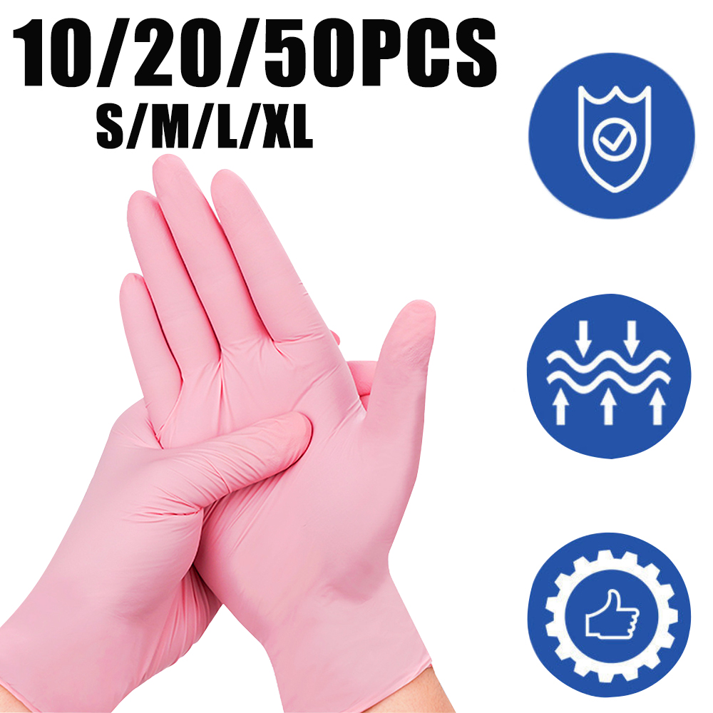 10/20/50pcs Nitrile Gloves For - Nitrile Mechanic Glove บทวิจารณ์และราคา