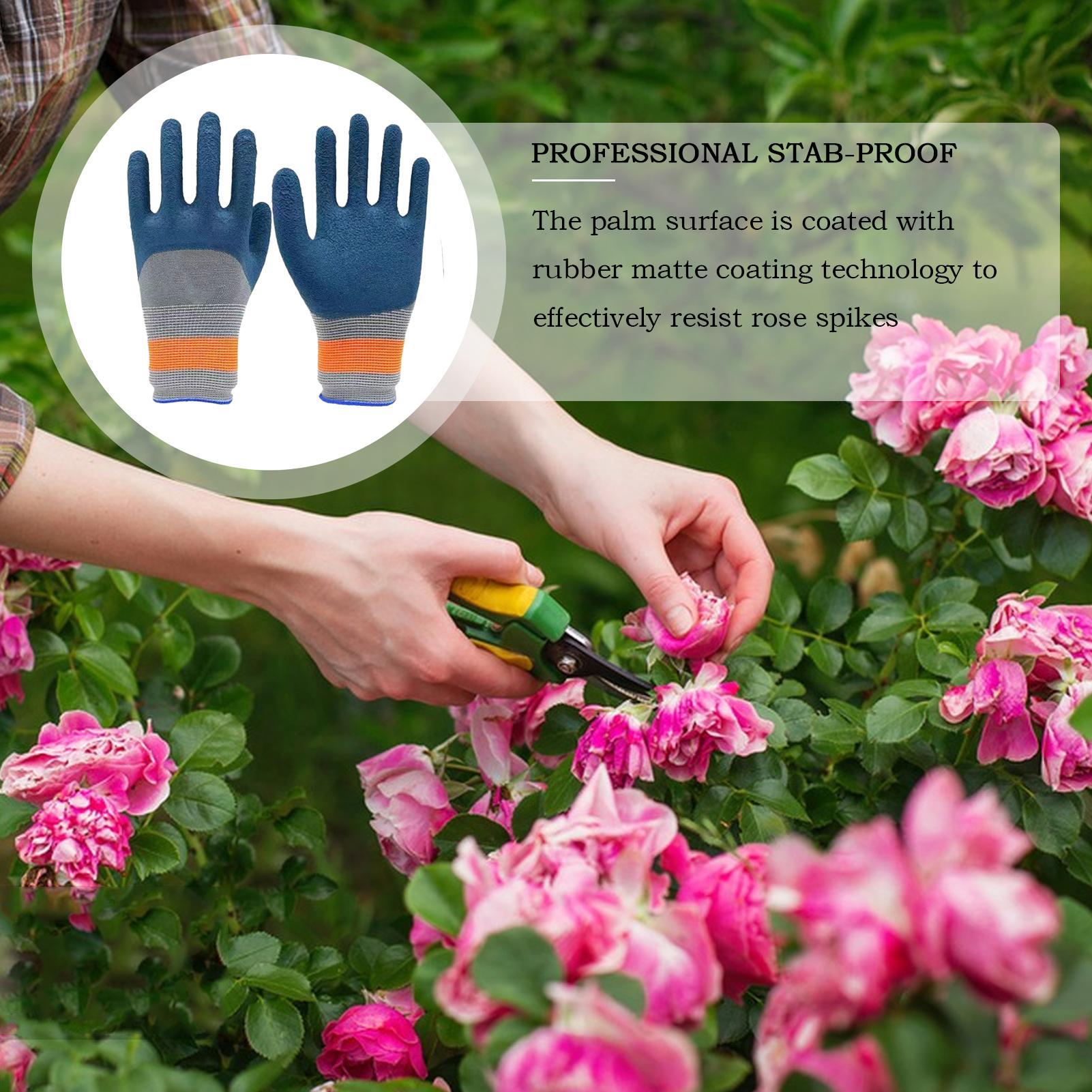 1Pair of Gardening Gloves Rubb - Gardening Glove Waterproof บทวิจารณ์และราคา