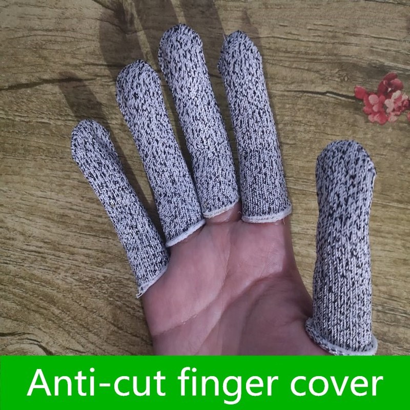 5pcs!  Anti-cut Finger Cots Le - Cut Resistant Glove บทวิจารณ์และราคา