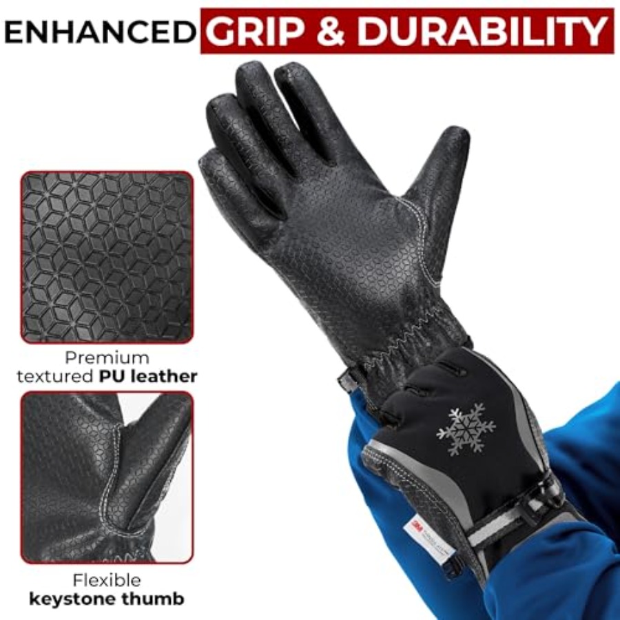 Winter Work Gloves for Men Wom - Winter Glove Insulated บทวิจารณ์และราคา