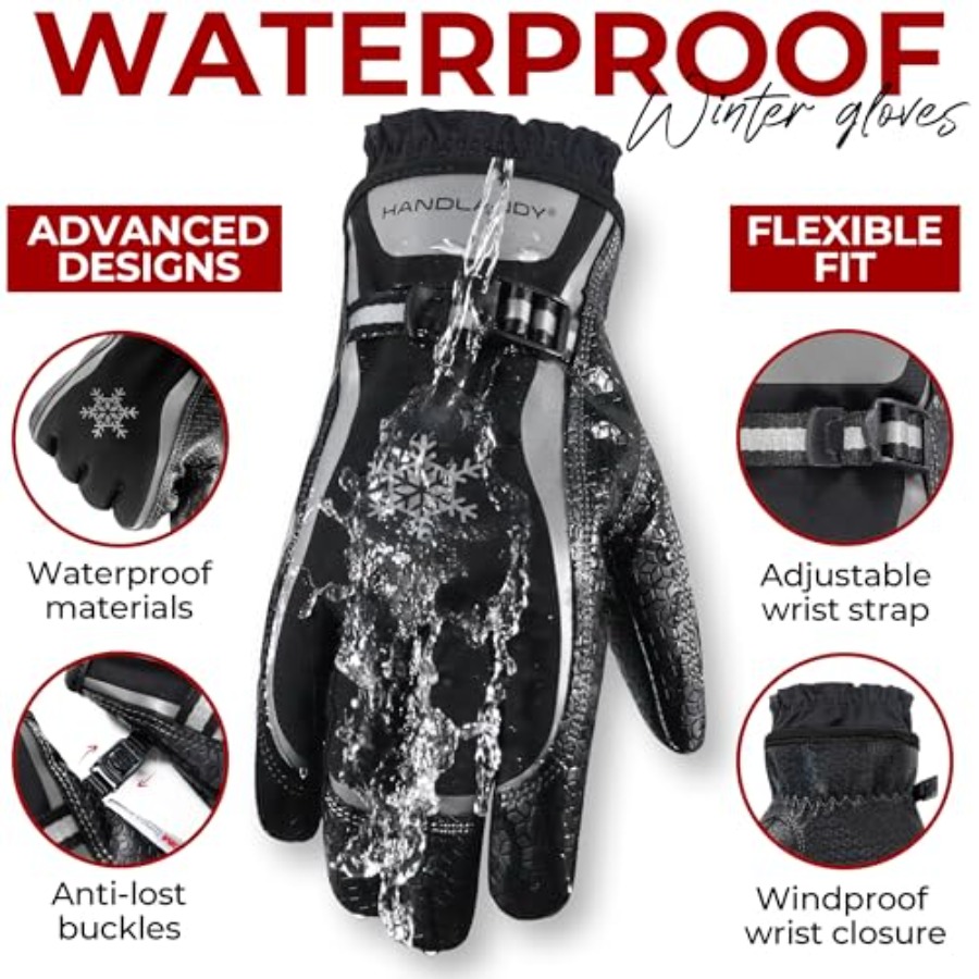 Winter Work Gloves for Men Wom - Winter Glove Insulated บทวิจารณ์และราคา