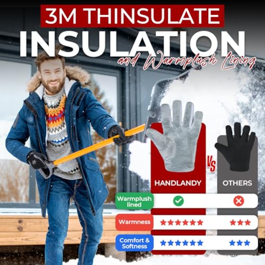 Winter Work Gloves for Men Wom - Winter Glove Insulated บทวิจารณ์และราคา