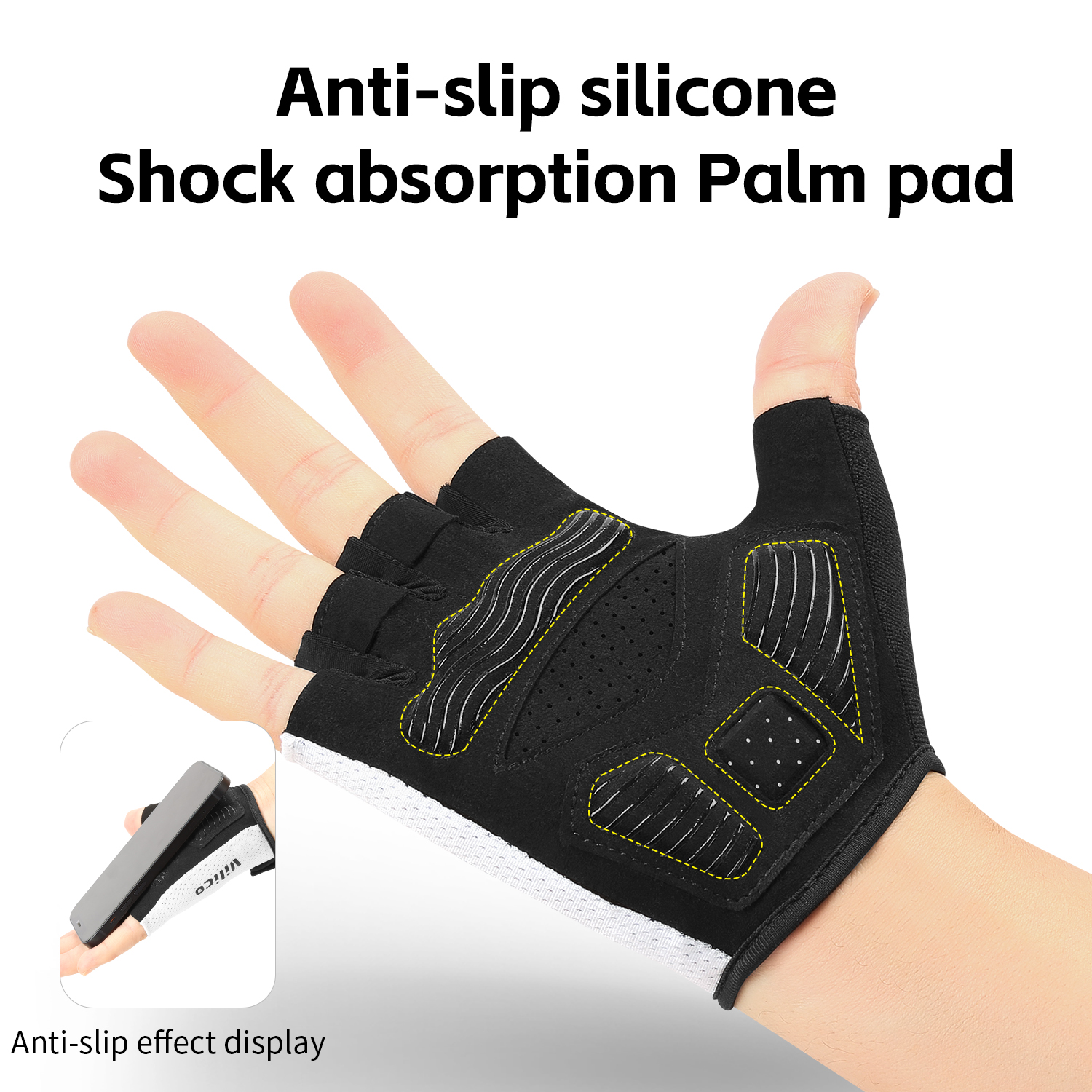 VILICO Breathable Half Finger  - Workout Glove Gym บทวิจารณ์และราคา