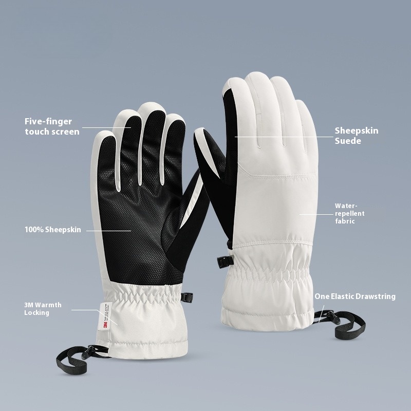 New Winter Thermal Gloves Skii - Winter Glove Insulated บทวิจารณ์และราคา