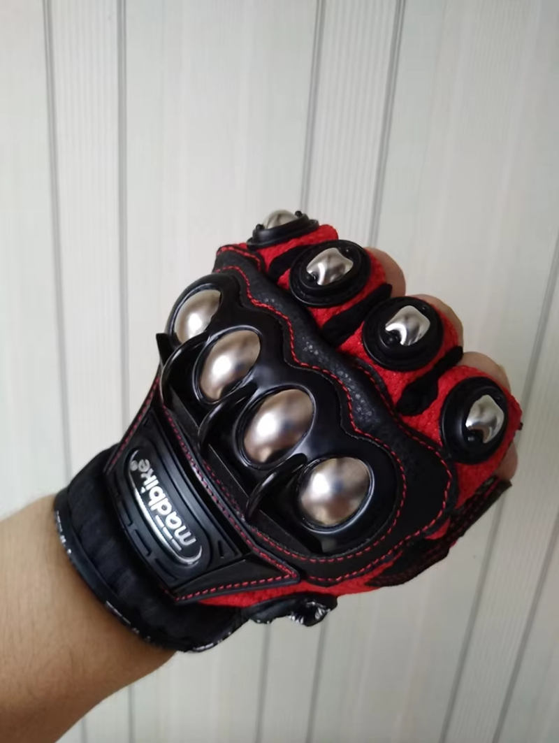 Tactical Gloves Steel Safety O - Motorcycle Glove Knuckle บทวิจารณ์และราคา