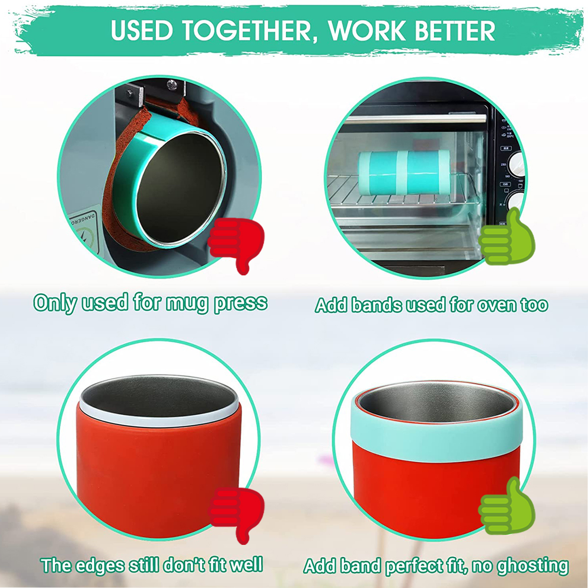 Silicone Bands Elastic Heat Re - Oven Mitt Silicone บทวิจารณ์และราคา