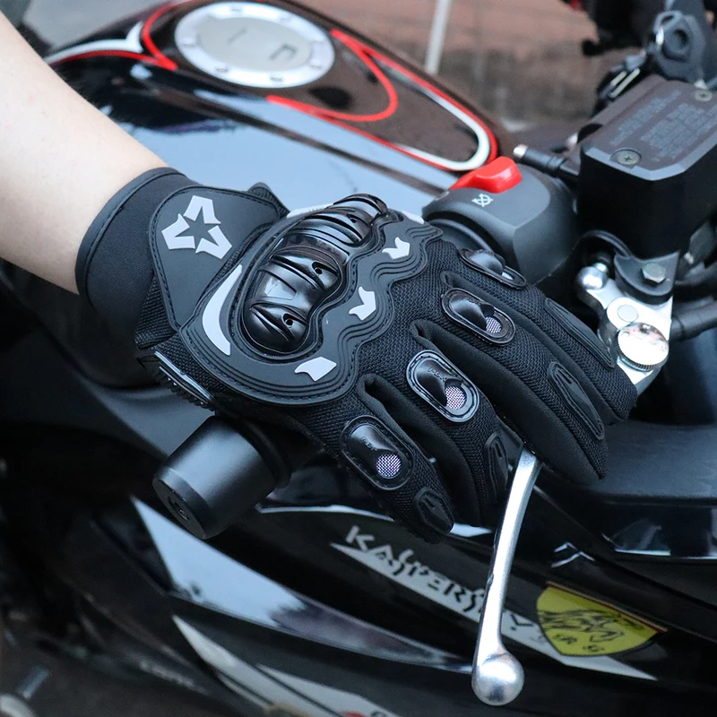 Touch Full-Finger Motorcycle R - Motorcycle Glove Knuckle บทวิจารณ์และราคา