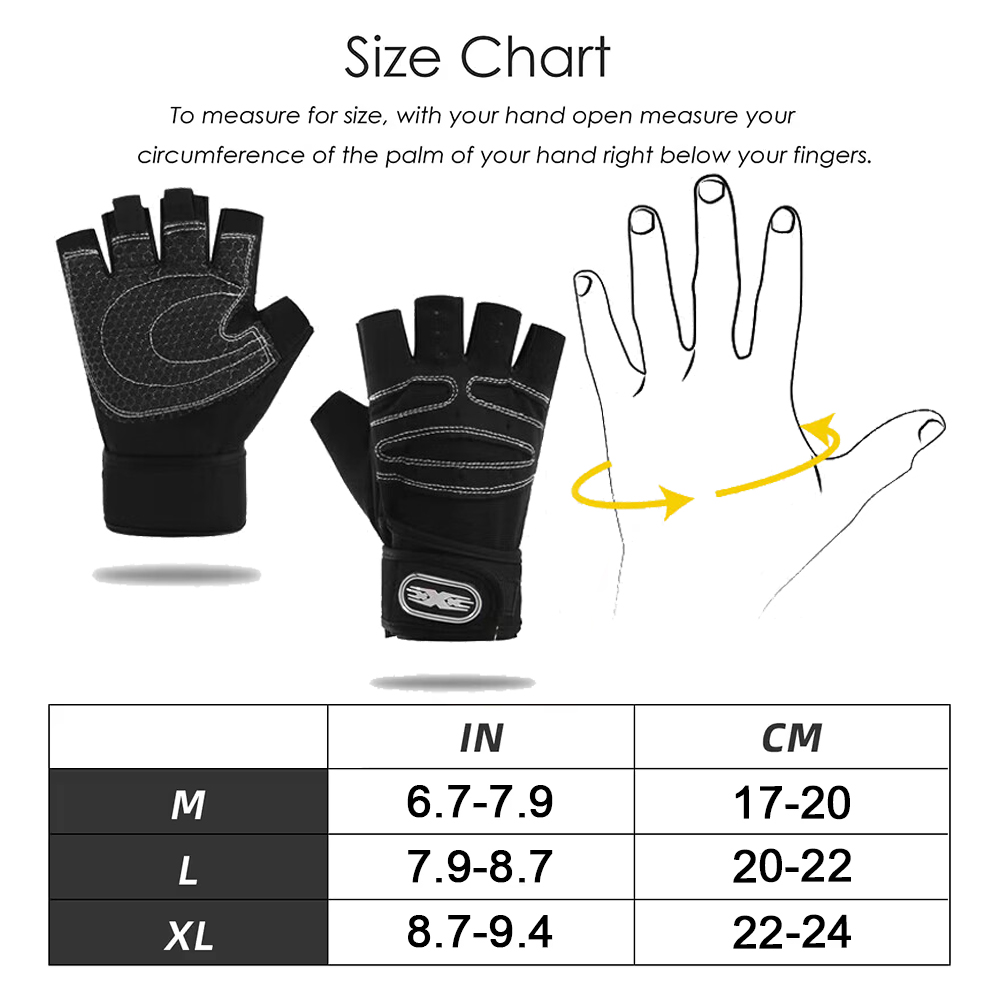 Gym Gloves Fitness Weight Lift - Workout Glove Gym บทวิจารณ์และราคา