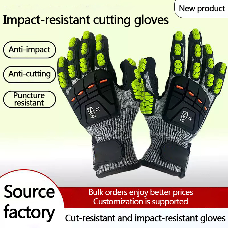 HPPE anti-cutting gloves, TPR  - Cut Resistant Glove บทวิจารณ์และราคา