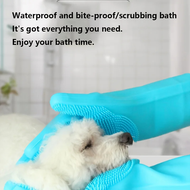 Pet Grooming Cleaning Gloves D - Rubber Glove Cleaning บทวิจารณ์และราคา