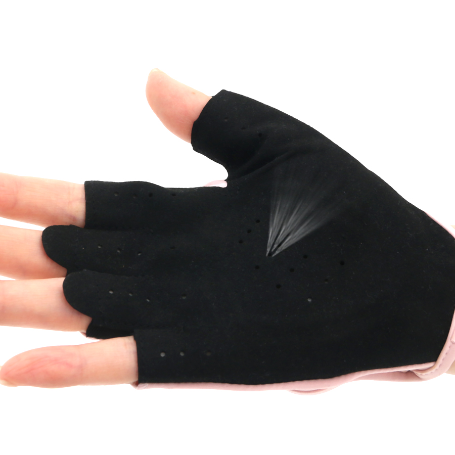 Women Pink Half Finger Fitness - Workout Glove Gym บทวิจารณ์และราคา