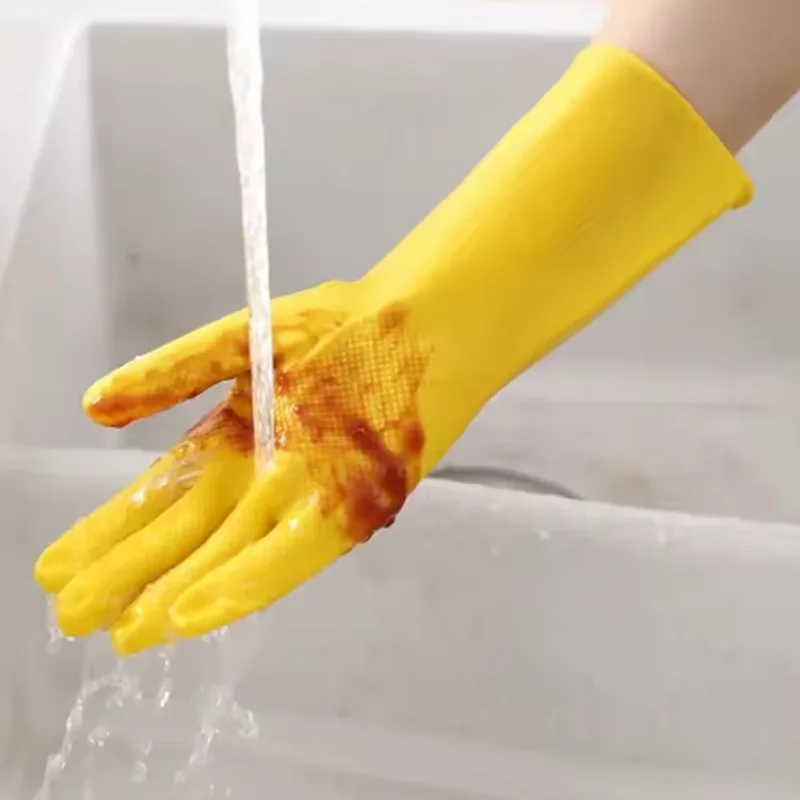 1-10PCS Housework Gloves House - Dish Glove Rubber บทวิจารณ์และราคา