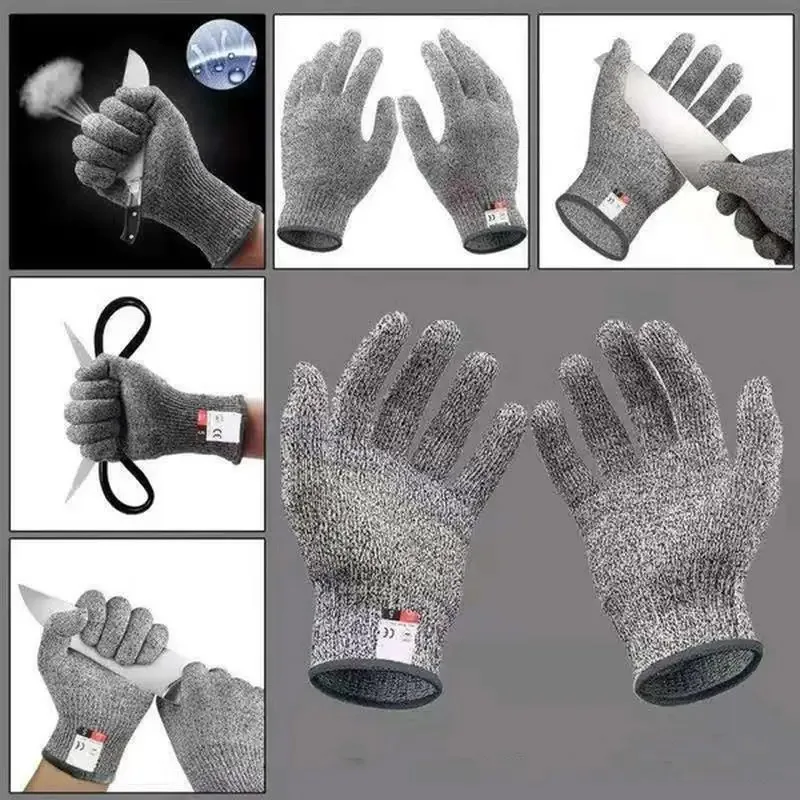 Level 5 HPPE Anti-Cut Gloves K - Cut Resistant Glove บทวิจารณ์และราคา