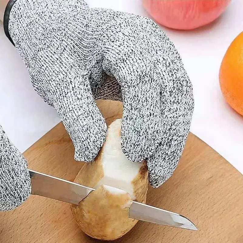 Level 5 HPPE Anti-Cut Gloves K - Cut Resistant Glove บทวิจารณ์และราคา
