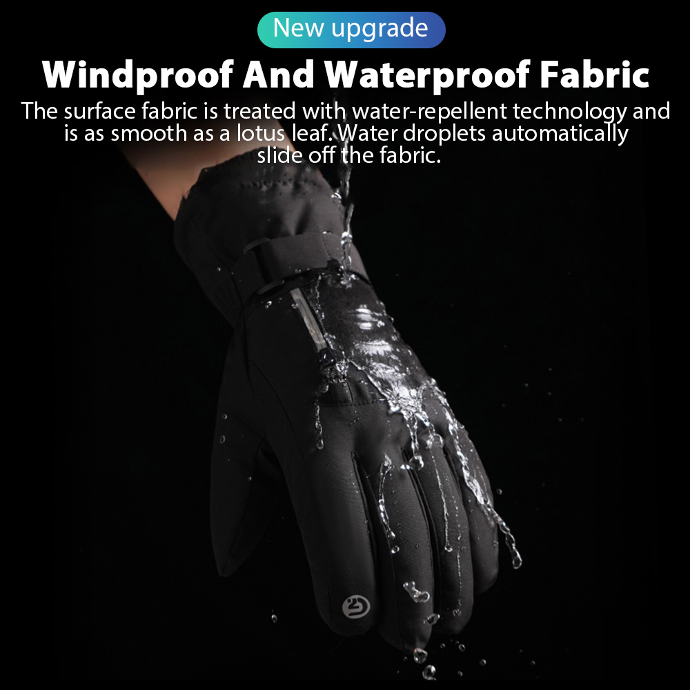 Men Winter Waterproof Cycling  - Ski Glove Waterproof บทวิจารณ์และราคา