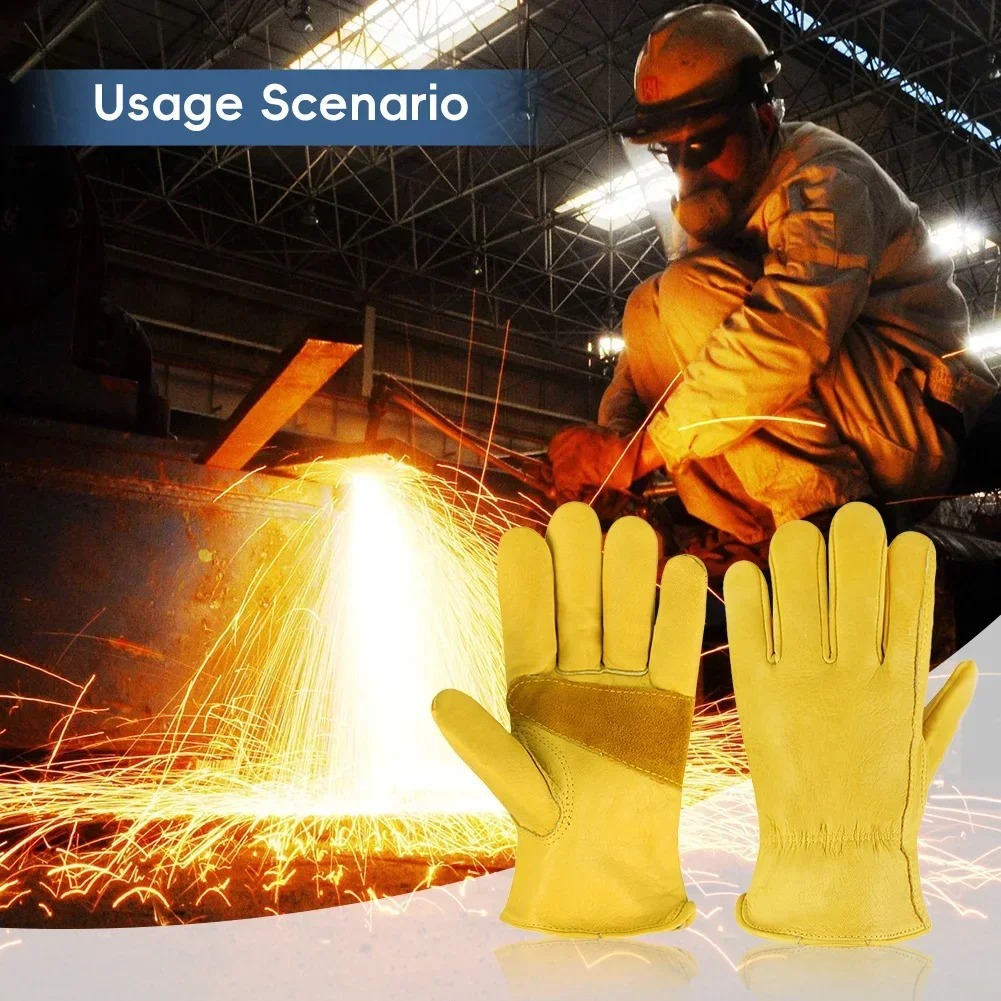 Leather Work Safe Gloves for G - Leather Driving Glove บทวิจารณ์และราคา