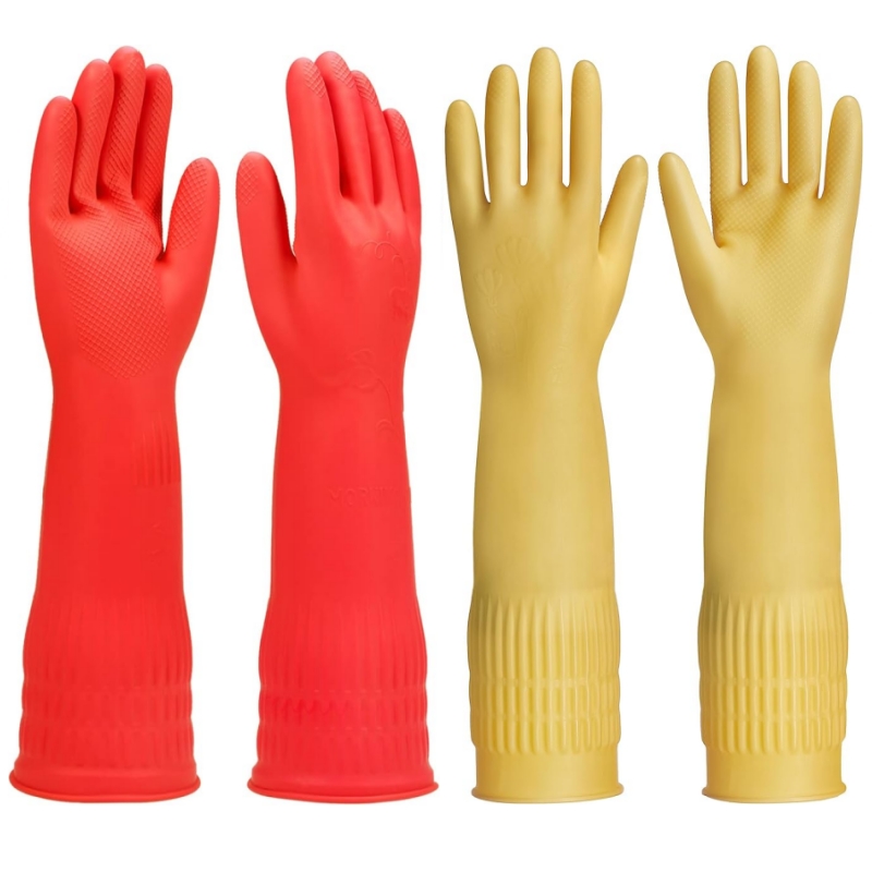 45CM Extra-Long Rubber Cleanin - Dish Glove Rubber บทวิจารณ์และราคา