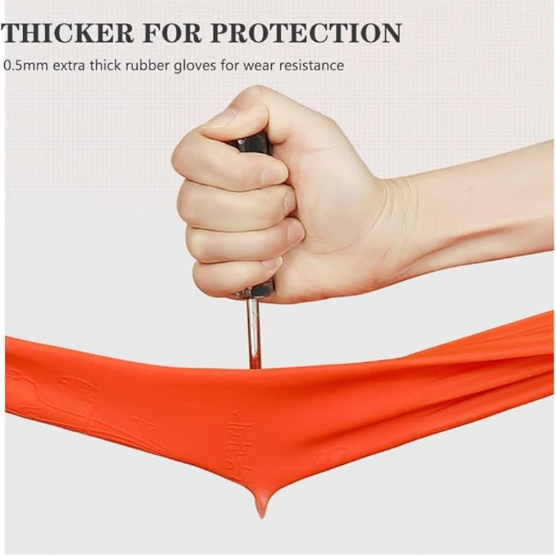 45CM Extra-Long Rubber Cleanin - Dish Glove Rubber บทวิจารณ์และราคา