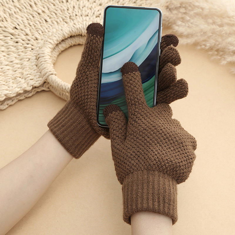 2025 Men's Winter Warm Touchsc - Wool Glove Lined บทวิจารณ์และราคา