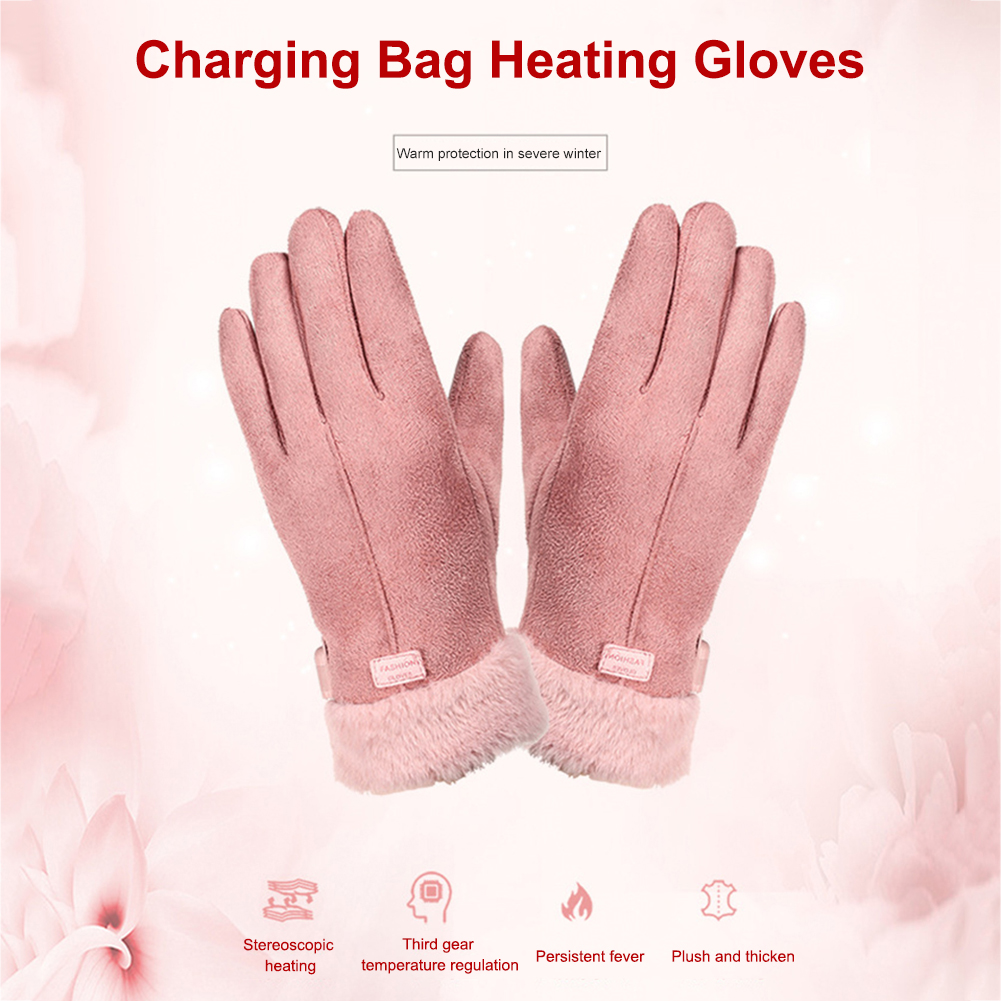 USB Electric Heated Gloves Out - Ski Glove Waterproof บทวิจารณ์และราคา