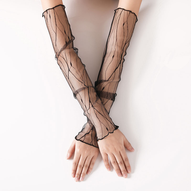 Mesh ice sleeve women summer l - Cycling Glove Padded บทวิจารณ์และราคา