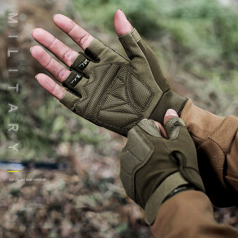 Cycling Tactical Gloves Men Wo - Cycling Glove Padded บทวิจารณ์และราคา