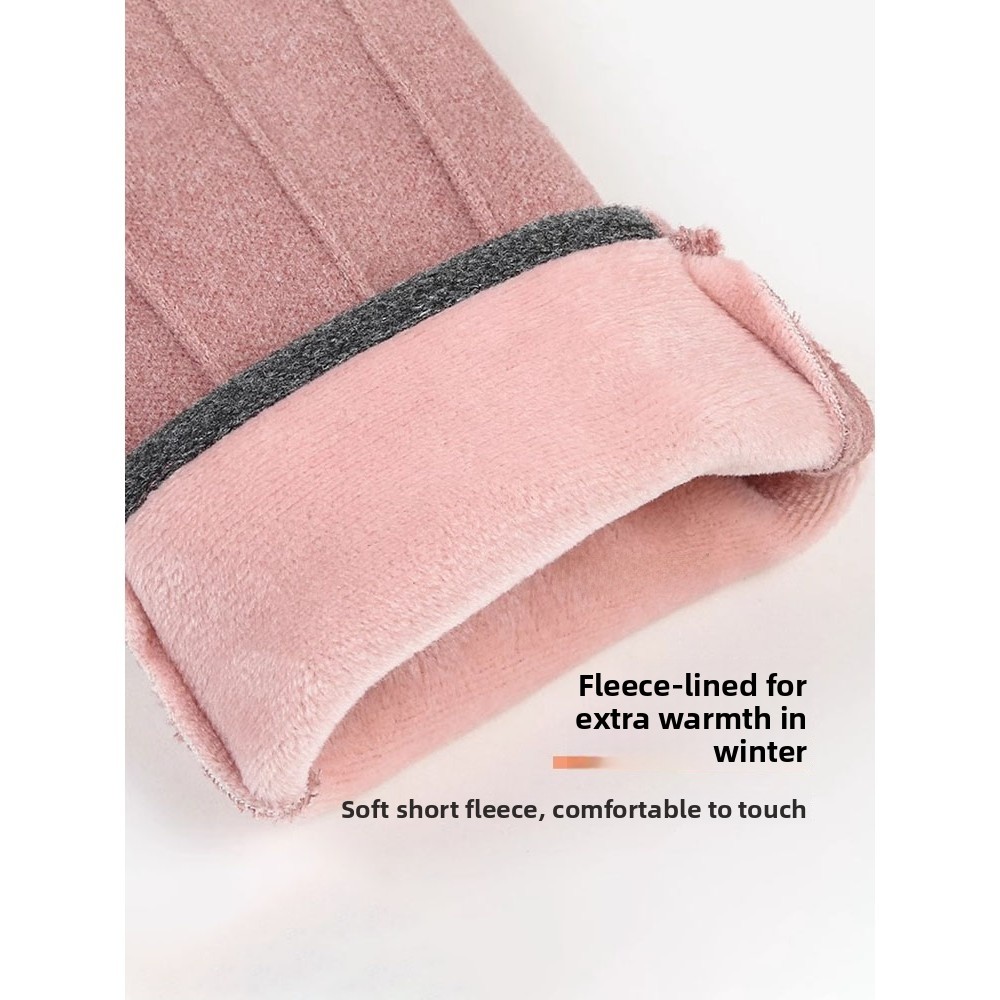 Velvet Gloves for Men And Wome - Wool Glove Lined บทวิจารณ์และราคา