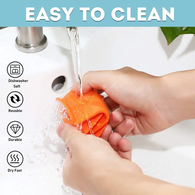 2PCS Silicone Gloves Non Stick - Oven Mitt Silicone บทวิจารณ์และราคา
