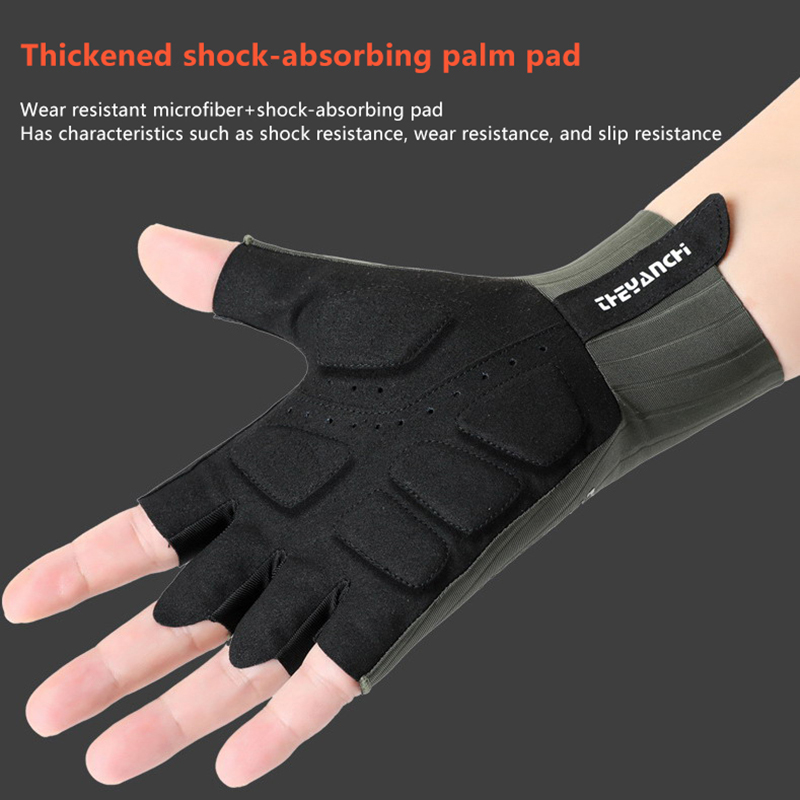 Summer Breathable Half Finger  - Cycling Glove Padded บทวิจารณ์และราคา