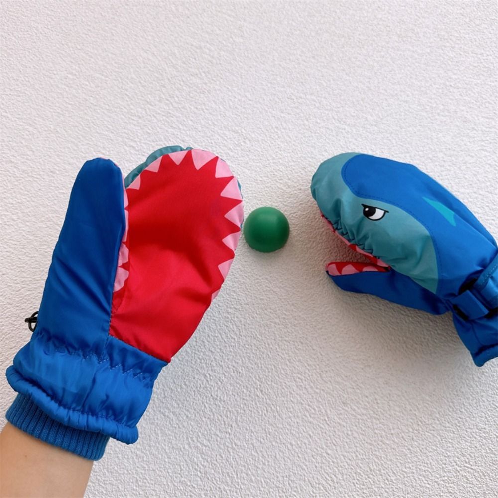 Cartoon Children Ski Gloves Wa - Ski Glove Waterproof บทวิจารณ์และราคา